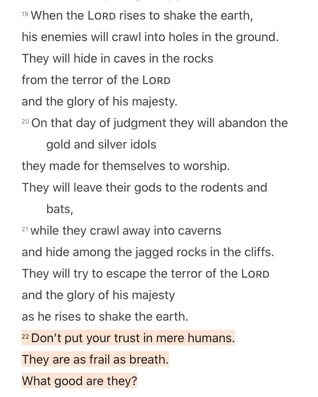Placing our identity and worth in other people&rsquo;s opinions, needs, and desires for us will never satisfy. We will always be overwhelmed and anxious trying to please someone other than God. 
&bull;
&bull;
&bull;
True freedom from our idolatry of 